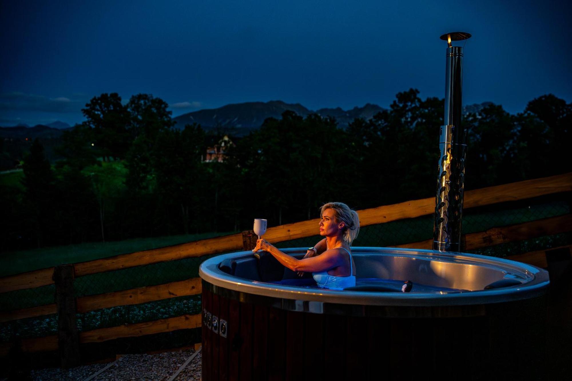 Jurta Na Wypasie - Luksusowy Namiot Z Widokiem Na Gory - Jacuzzi, Sauna, Split Ac, Private, Star View ザコパネ エクステリア 写真