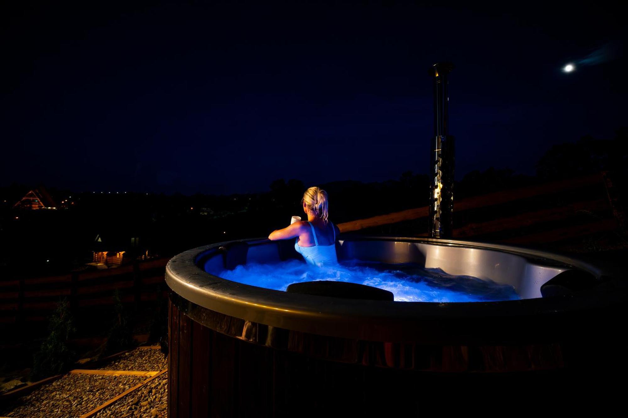 Jurta Na Wypasie - Luksusowy Namiot Z Widokiem Na Gory - Jacuzzi, Sauna, Split Ac, Private, Star View ザコパネ エクステリア 写真