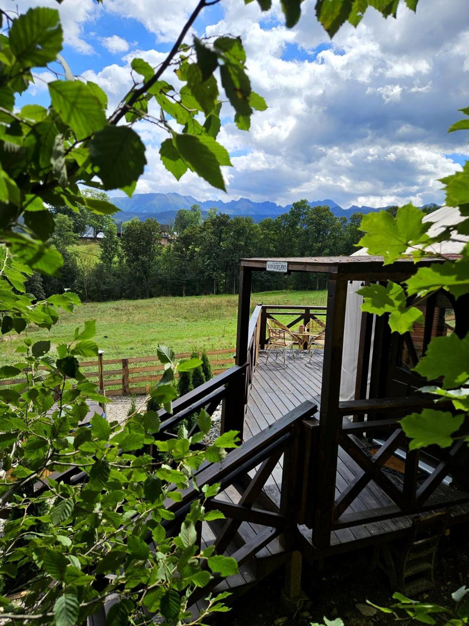 Jurta Na Wypasie - Luksusowy Namiot Z Widokiem Na Gory - Jacuzzi, Sauna, Split Ac, Private, Star View ザコパネ エクステリア 写真
